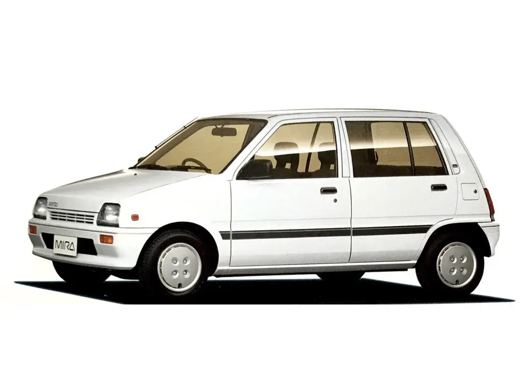 Daihatsu Mira (L70S, L71V) 2 поколение, рестайлинг, хэтчбек 5 дв. (08.1987 - 02.1990)